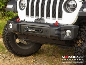 Jeep Wrangler JL Spartacus Stubby Bumper - Front - Black